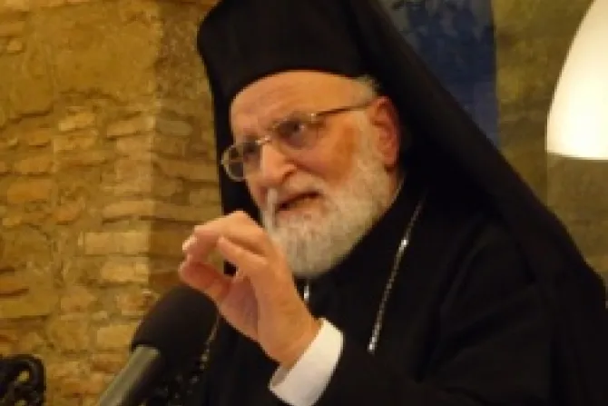 Patriarch Gregorios III Laham 2 CNA World Catholic News 3 15 12
