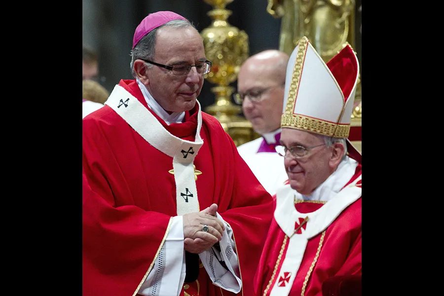 Patriarch Manuel Clemente of Lisboa after receiving the pallium from Pope Francis in Saint Peter Basilica on June 29, 2013. ?w=200&h=150