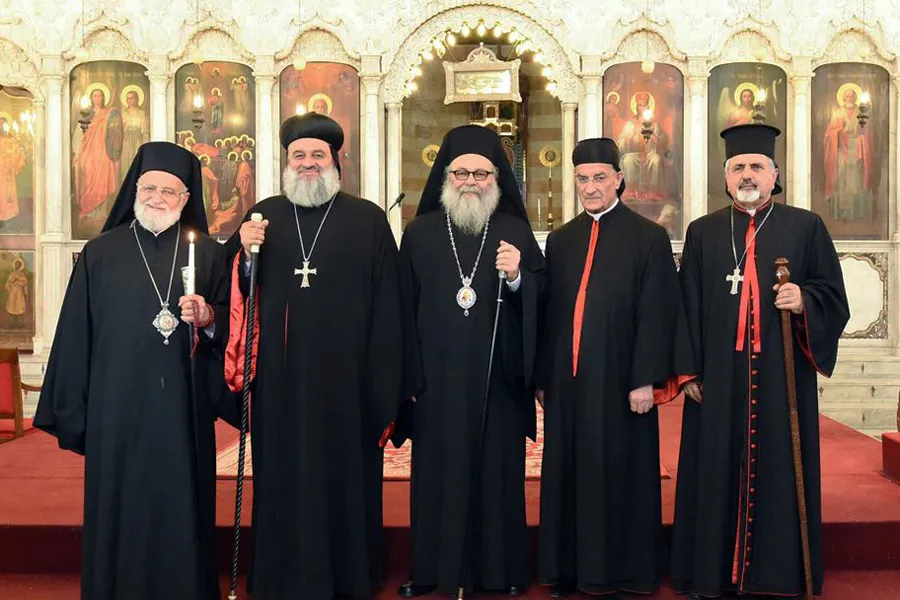 The five patriarchs of Antioch at their June 8 meeting in Damascus. ?w=200&h=150
