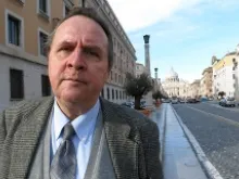 Paul Badde of Die Welt in Rome on Feb. 12, 2013. 