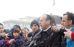 Paul Clement, counsel for Hobby Lobby and Conestoga Wood Specialties, speaks to the press outside the Supreme Court, March 25, 2014. ?w=200&h=150