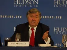 Paul Marshall speaks during a panel discussion at the Hudson Institute on March 27, 2013. 