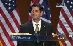 Paul Ryan delivers his first major policy address on upward mobility and the economy at Cleveland State University. ?w=200&h=150