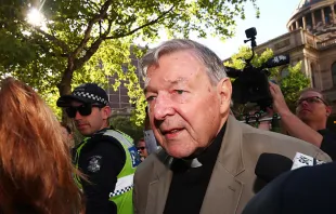 Cardinal George Pell arrives at Melbourne County Court on February 27, 2019 in Melbourne, Australia.   Michael Dodge/Getty Images