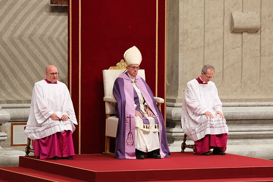 Pope Francis holds a penitential liturgy at St. Peter's Basilica, March 4, 2016. ?w=200&h=150