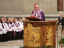 Penitential celebration with Pope Francis in St. Peter's Basilica on March 4, 2016. 