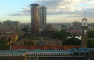 Photo of Nairobi showing Kenyatta International Conference Center, Times Tower and City Hall.   Arthur Buliva (CC BY-SA 3.0).