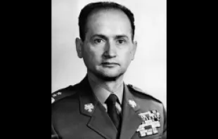 Photograph of Wojciech Jaruzelski taken in 1968, around the time he became the Defence Minister of Poland. 