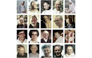Pierre Claverie and his 18 companions, who will be beatified in Oran, Algeria, Dec. 8, 2018. Courtesy Eglise catholique d'Algerie.