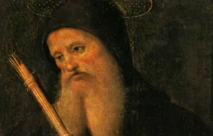 Painting of St Benedict /   Pietro Perugino on Wikimedia – Public Domain