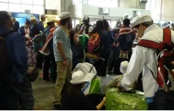 Pilgrims arrive at the Rio de Janeiro airport for World Youth Day 2013. ?w=200&h=150
