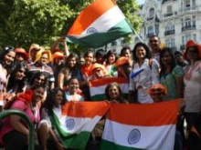 Some of the Indian pilgrims at World Youth Day who spoke to CNA