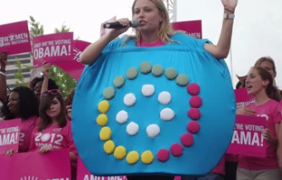 Planned Parenthood rallies supporters during the Democratic National Convention in Charlotte, N.C.