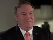 U.S. Secretary of State Mike Pompeo during an interview with EWTN ProLife Weekly.