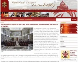 A screenshot of the Pontifical Council for Laity's website.?w=200&h=150
