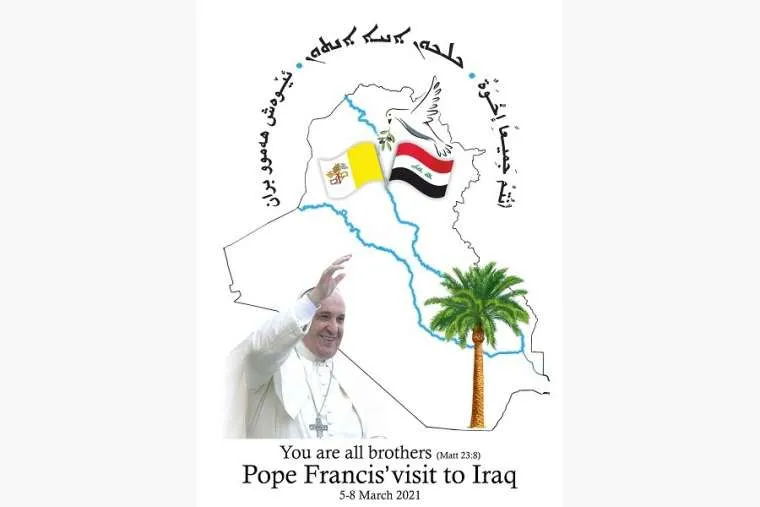 The official logo of Pope Francis' visit to Iraq. Credit: Saint-Adday.?w=200&h=150