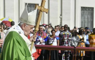 Pope Francis celebrates Mass for the World Day of Migrants and Refugees Sept. 29, 2019. Vatican Media.