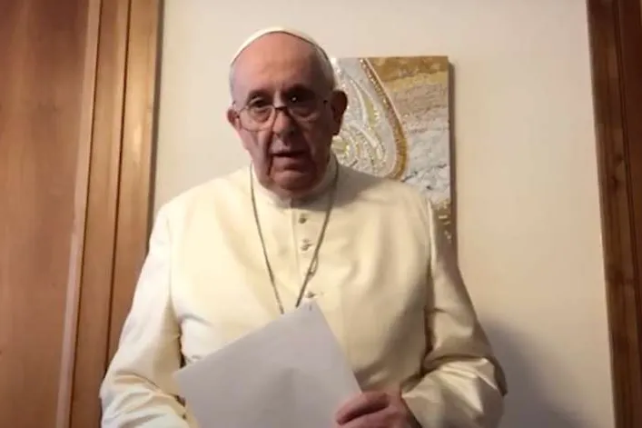 Pope Francis' video message to CELAM sent Jan. 24, 2021. YouTube Screenshot. ?w=200&h=150