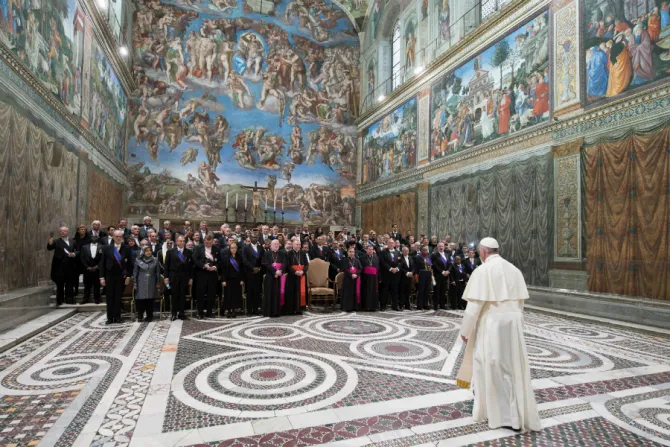 PopeFrancismeets with diplomatic corps 2018 Vatican Media