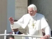 Pope Benedict XVI in St. Peter's Square