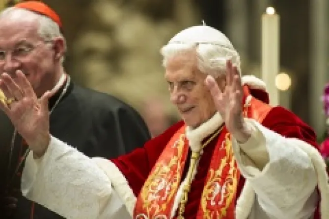 Pope Benedict XVI Credit Knights of Columbus CNA500x320 Vatican Catholic News 12 10 12