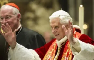 Pope Benedict XVI.   Knights of Columbus. 