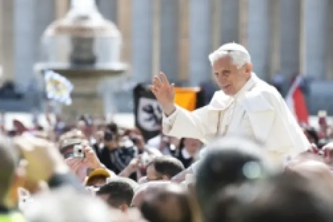 Pope Benedict XVI Credit Mazur 2 CNA World Catholic News 5 21 12