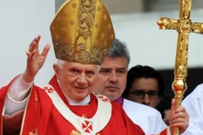 Pope Benedict XVI Credit Mazur CNA Vatican Catholic News 5 29 12