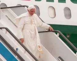 Pope Benedict XVI deplanes at World Youth Day. ?w=200&h=150