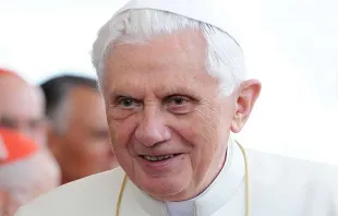 Pope emeritus Benedict XVI. © Mazur / wwwthepapalvisit.org.uk.