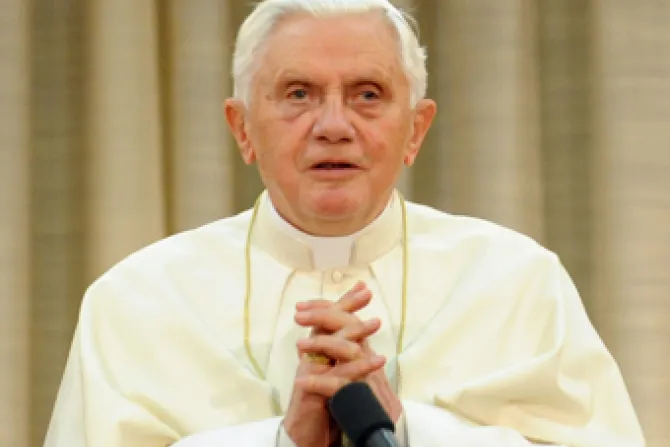 Pope Benedict XVI Photo Credit Mazur CNA World Catholic News 1 12 12