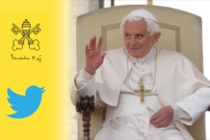 Pope Benedict XVI Pontifex Twitter logo CNA US Catholic News 1 11 13