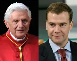 Pope Benedict XVI and President Dmitry Medvedev ?w=200&h=150