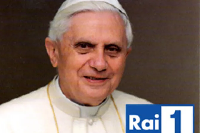 Pope Benedict XVI RAI UNO CNA Vatican Catholic News 4 20 11