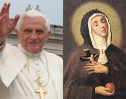  Pope Benedict XVI and St. Veronica Giuliani?w=200&h=150