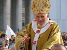 Pope Benedict XVI in St. Peter's Square Oct. 23, 2011