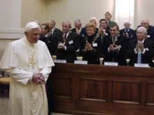 Pope Benedict XVI visits the Academy of Science in 2005
