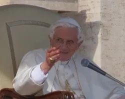 Pope Benedict XVI at the Wednesday general audience, Oct. 24, 2012. ?w=200&h=150