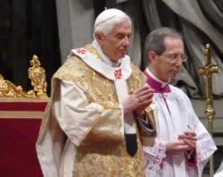 Pope Benedict XVI celebrates Mass for the Feast of the Epiphany in St. Peter's Basilica on Jan. 6, 2012?w=200&h=150