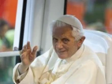 Pope Benedict XVI departs WYD 2011 (