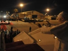 Pope Benedict XVI departs from Lebanon. 