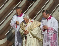 Benedict XVI during Mass for the canonization of seven saints, Oct. 21, 2012. ?w=200&h=150