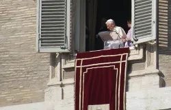 Pope Benedict XVI gives the Angelus in St. Peter's Square Jan. 27, 2013. ?w=200&h=150