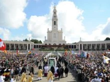The shrine in Fatima, Portugal during Pope Benedict XVI's recent visit. 
