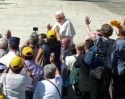 Pope Benedict XVI at an October 2011 general audience in St. Peter's Square.?w=200&h=150