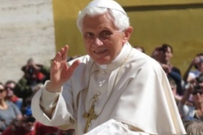 Pope Benedict XVI in St  Peters Square April 18 2012 2 CNA Vatican Catholic News 4 18 12