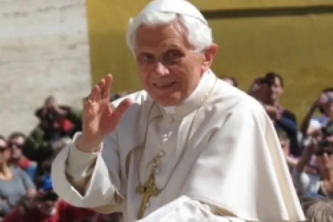 Pope Benedict XVI in St  Peters Square April 18 2012 2 CNA Vatican Catholic News 4 18 12