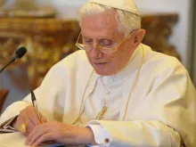 Pope Benedict XVI on Aug. 28, 2010. 