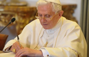 Pope Benedict XVI on Aug. 28, 2010.