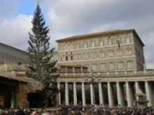 Pope Benedict XVI prays the Angelus on January 5, 2011 in St. Peter's Square